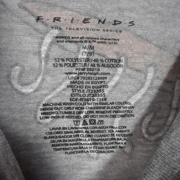 Friends Central Park crew neck t-shirt gray size M - Picture 4 of 4